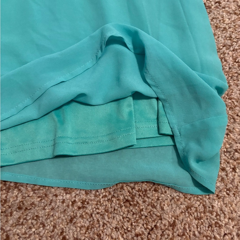 GREEN SHIFT DRESS - Picture 6 of 7